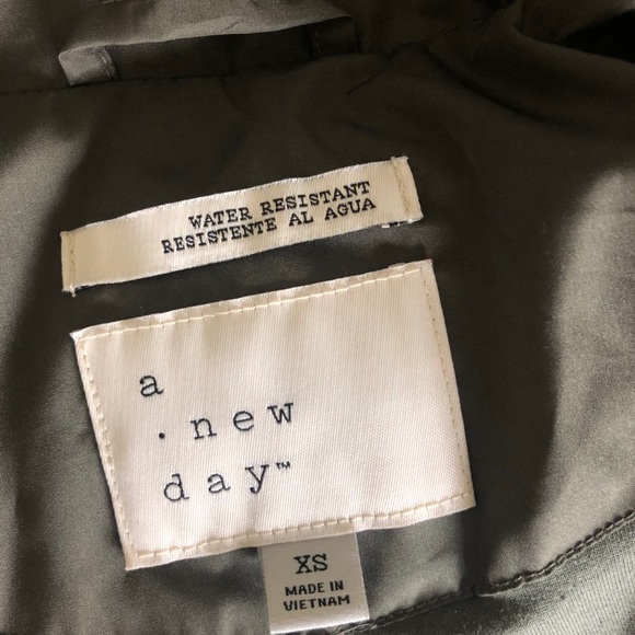 Olive Green Raincoat - Picture 4 of 4